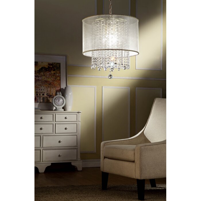 Rosdorf Park Torrington 3 Light Drum Chandelier Wayfair